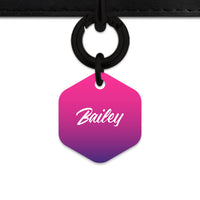 Purple Gradient Pet ID Tag