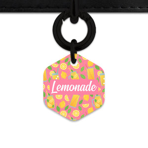Pink Lemonade Pet ID Tag