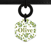 Olive Pattern Pet ID Tag