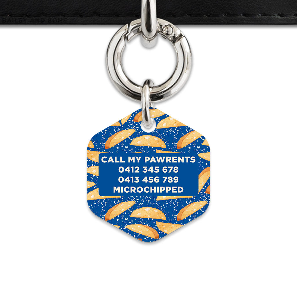 Biscotti Pattern Pet ID Tag