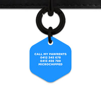 Blue Barbie Pet ID Tag