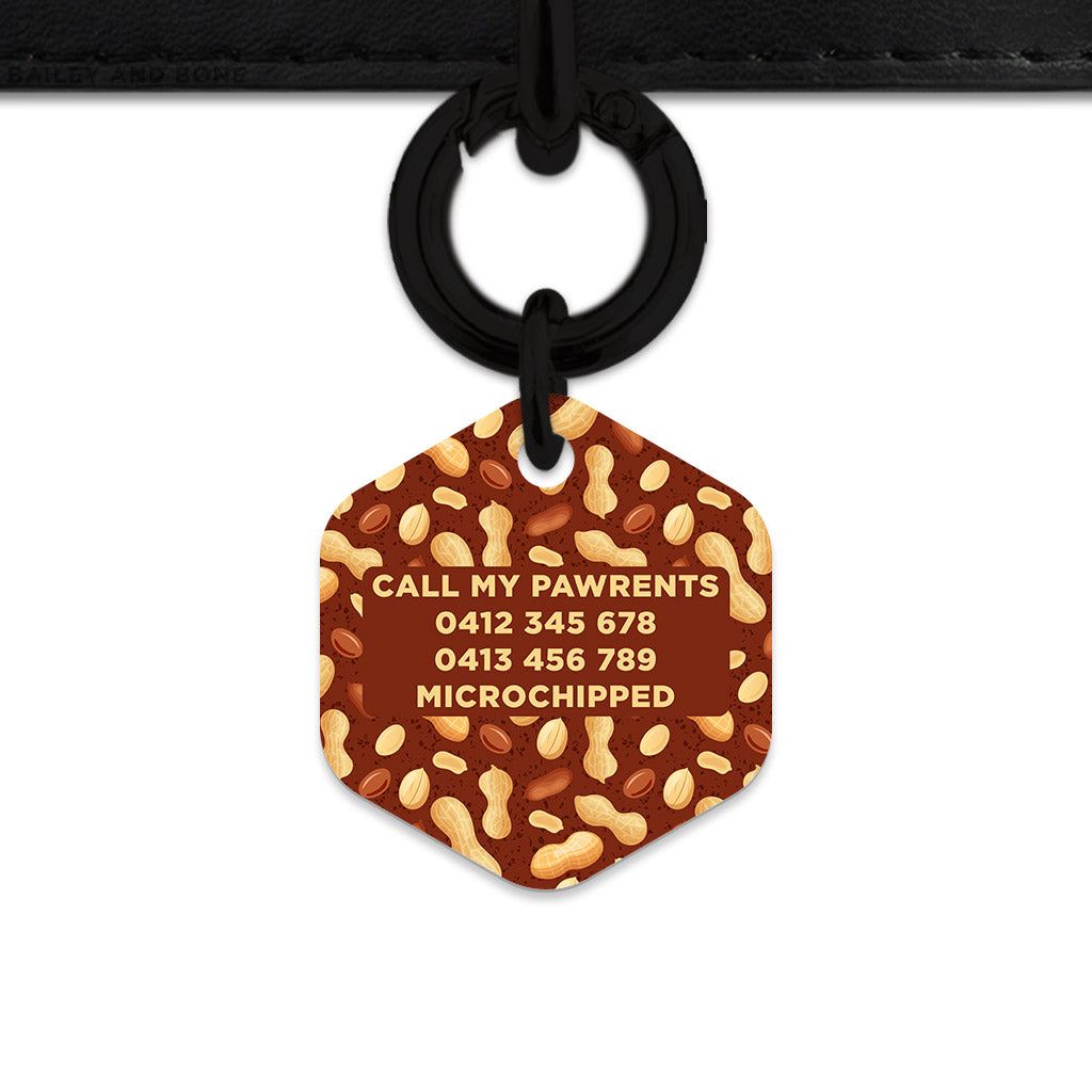 Peanut Pattern Pet ID Tag