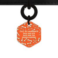 Halloween Bones Pet ID Tag