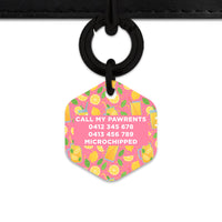 Pink Lemonade Pet ID Tag