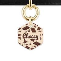 Chocolate Pattern Pet ID Tag