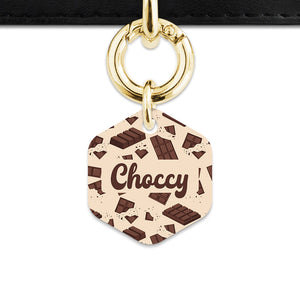 Chocolate Pattern Pet ID Tag