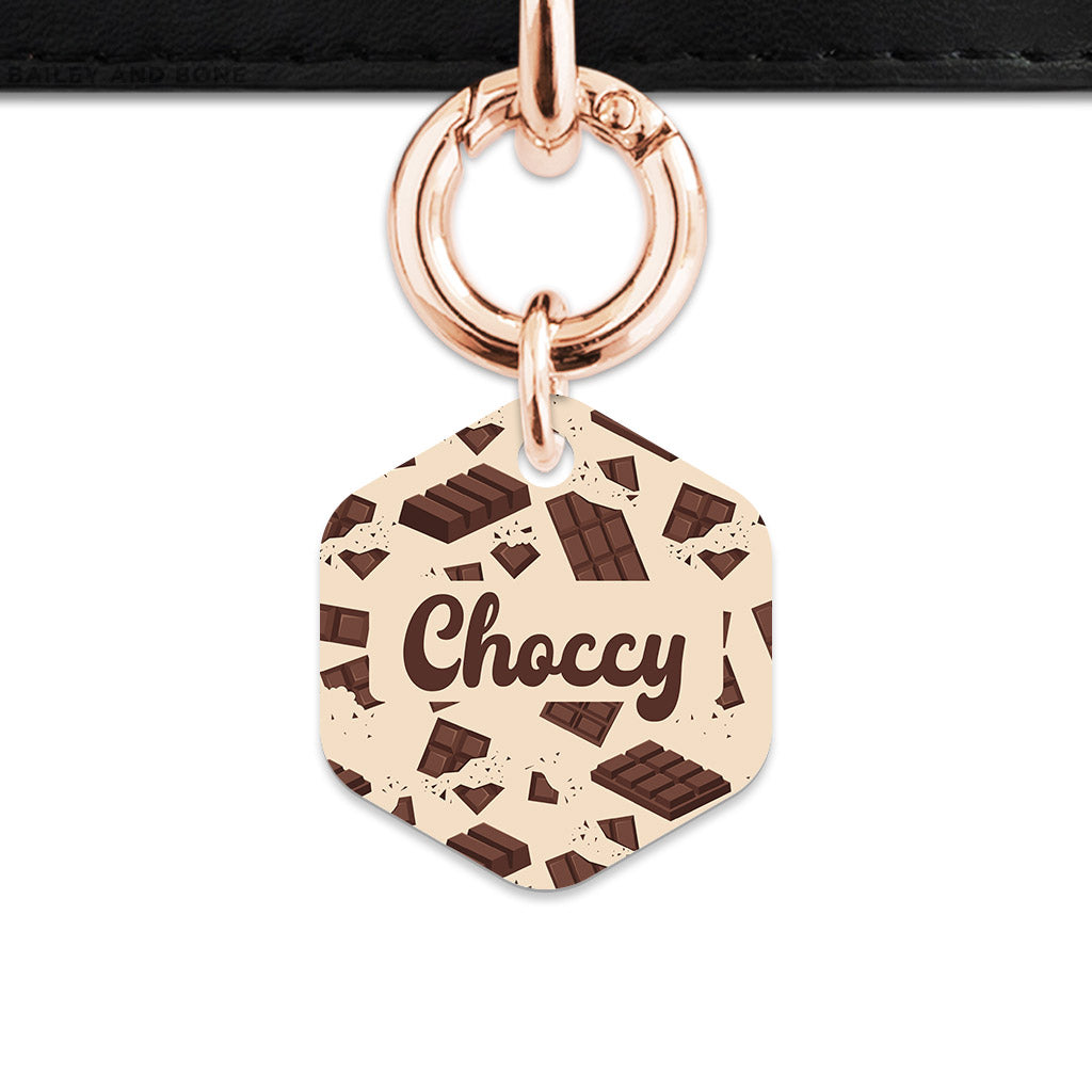 Chocolate Pattern Pet ID Tag