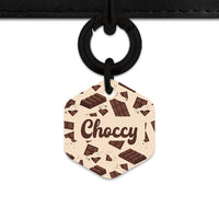 Chocolate Pattern Pet ID Tag