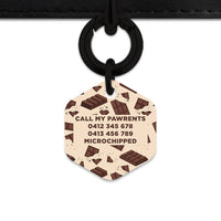 Chocolate Pattern Pet ID Tag