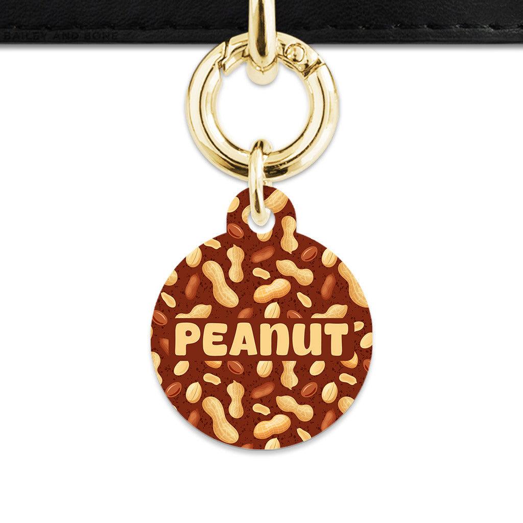 Peanut Pattern Pet ID Tag