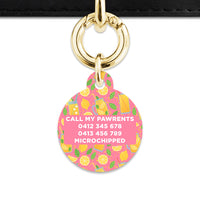 Pink Lemonade Pet ID Tag