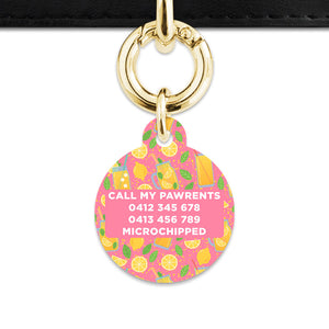 Pink Lemonade Pet ID Tag
