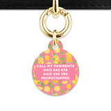 Pink Lemonade Pet ID Tag