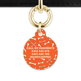 Halloween Bones Pet ID Tag