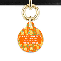 Orange Lemonade Pet ID Tag