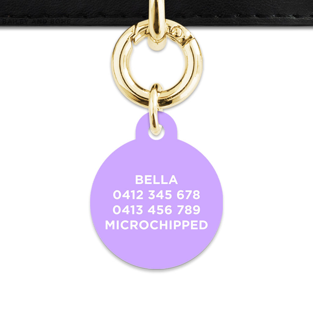 Light Purple Barbie Pet ID Tag