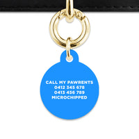 Blue Barbie Pet ID Tag