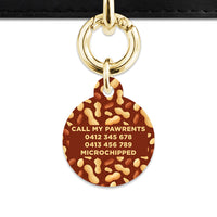 Peanut Pattern Pet ID Tag