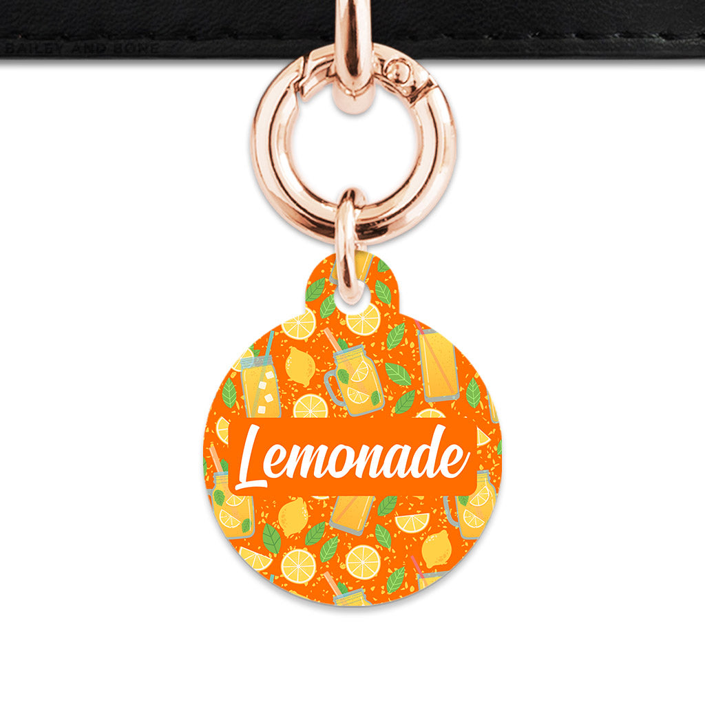 Orange Lemonade Pet ID Tag