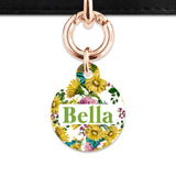 Vintage Sunflowers Pet ID Tag
