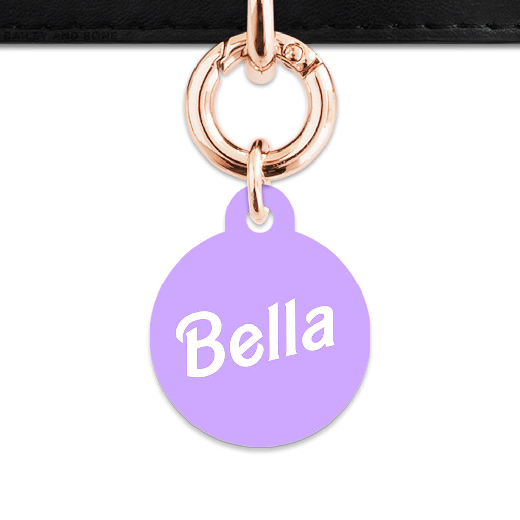 Light Purple Barbie Pet ID Tag