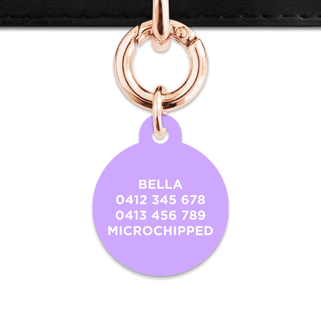 Light Purple Barbie Pet ID Tag