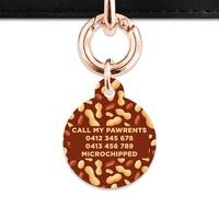 Peanut Pattern Pet ID Tag