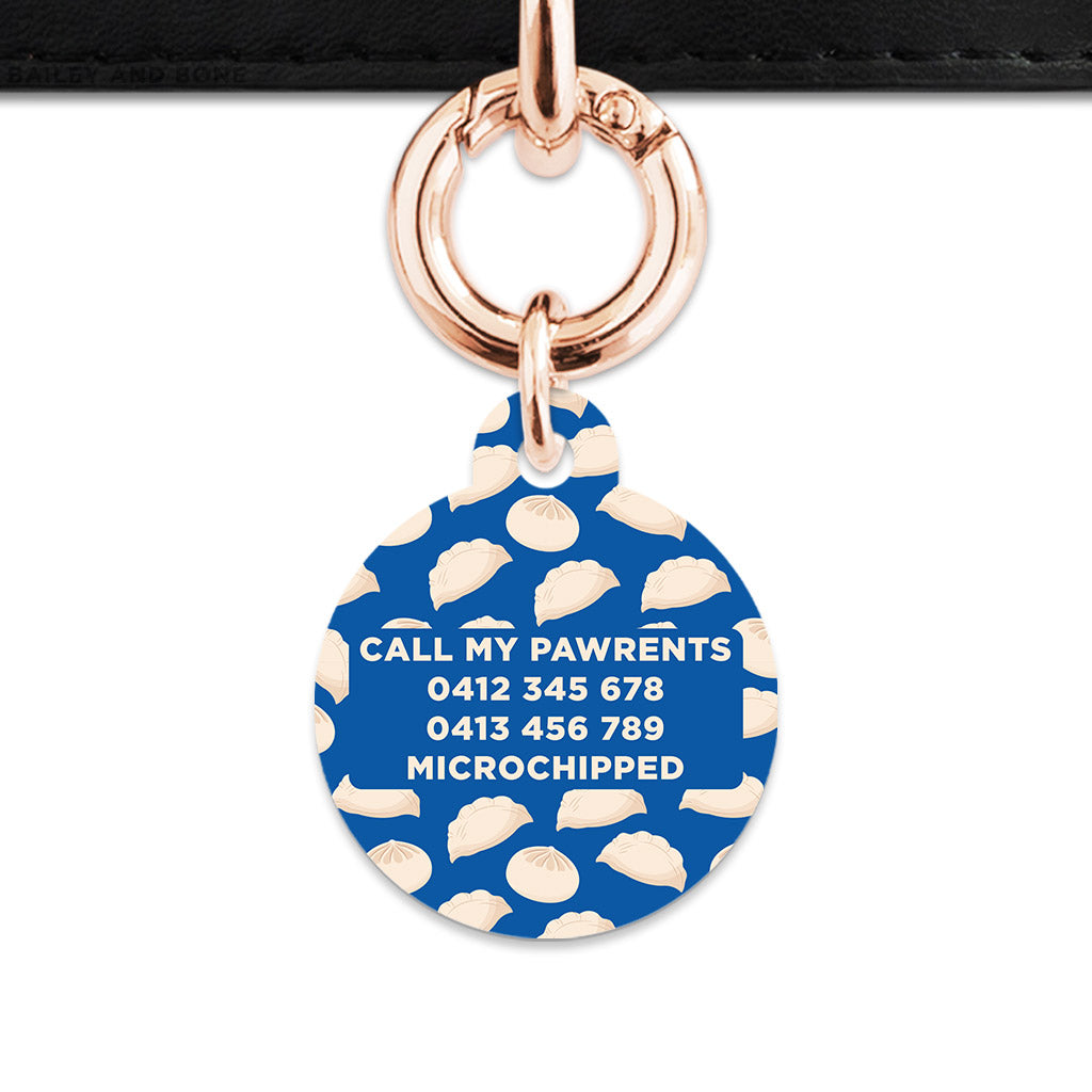 Dumpling Pattern Pet ID Tag