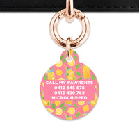 Pink Lemonade Pet ID Tag