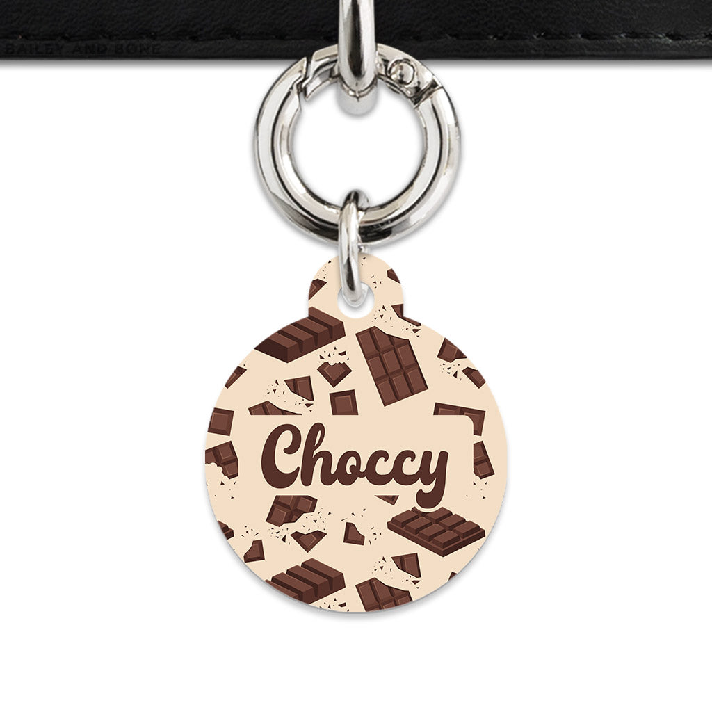 Chocolate Pattern Pet ID Tag