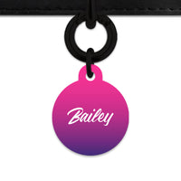 Purple Gradient Pet ID Tag