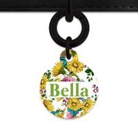 Vintage Sunflowers Pet ID Tag