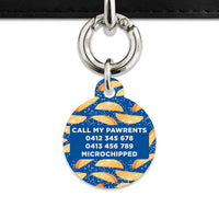 Biscotti Pattern Pet ID Tag