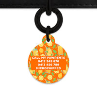 Orange Lemonade Pet ID Tag