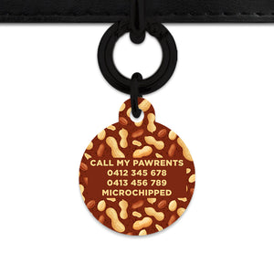 Peanut Pattern Pet ID Tag
