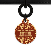 Peanut Pattern Pet ID Tag