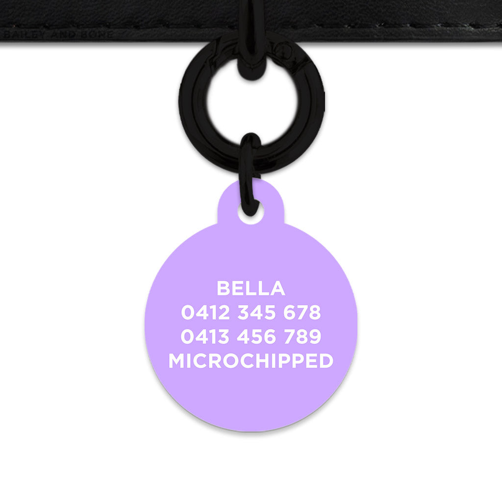Light Purple Barbie Pet ID Tag