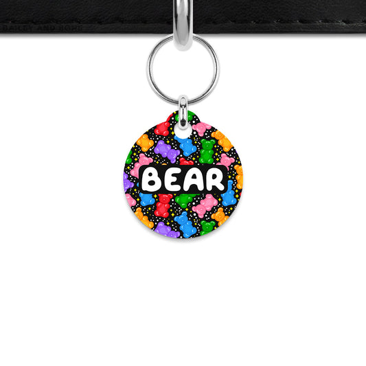 Black Gummy Bears Mini Pet ID Tag