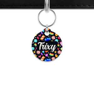 Trick Or Treat Mini Pet ID Tag