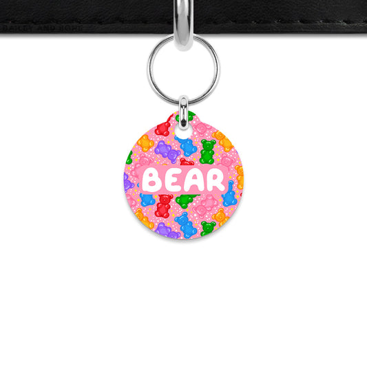 Pink Gummy Bears Mini Pet ID Tag