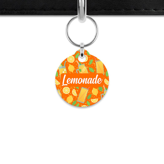 Orange Lemonade Mini Pet ID Tag