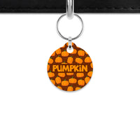 Pumpkin Pattern Mini Pet ID Tag