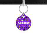 Spooky Halloween Pattern Mini Pet ID Tag