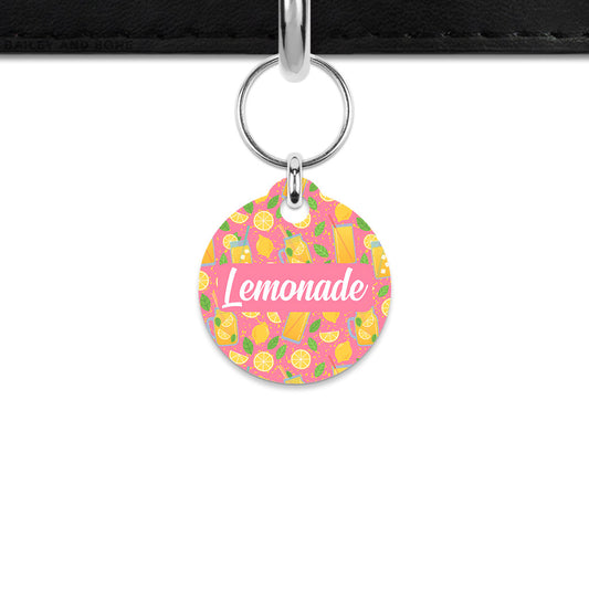 Pink Lemonade Mini Pet ID Tag