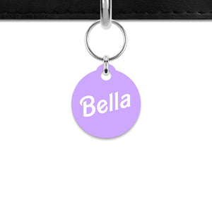 Light Purple Barbie Mini Pet ID Tag