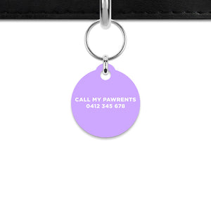 Light Purple Barbie Mini Pet ID Tag