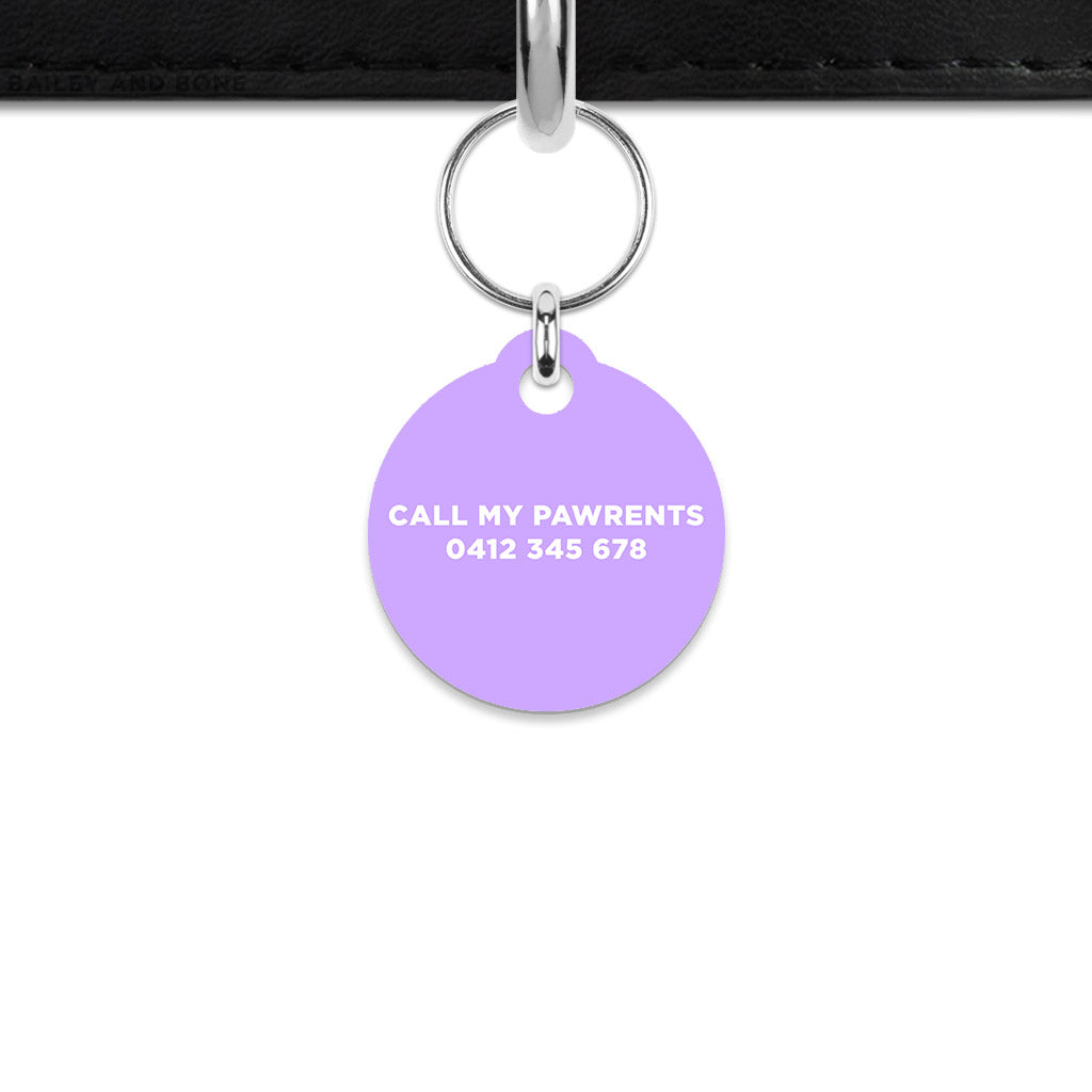 Light Purple Barbie Mini Pet ID Tag