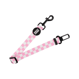Pink And White Checkers Car Restraint