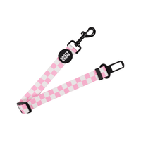 Pink And White Checkers Car Restraint