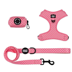 Pink And White Polka Dots Harness Bundle